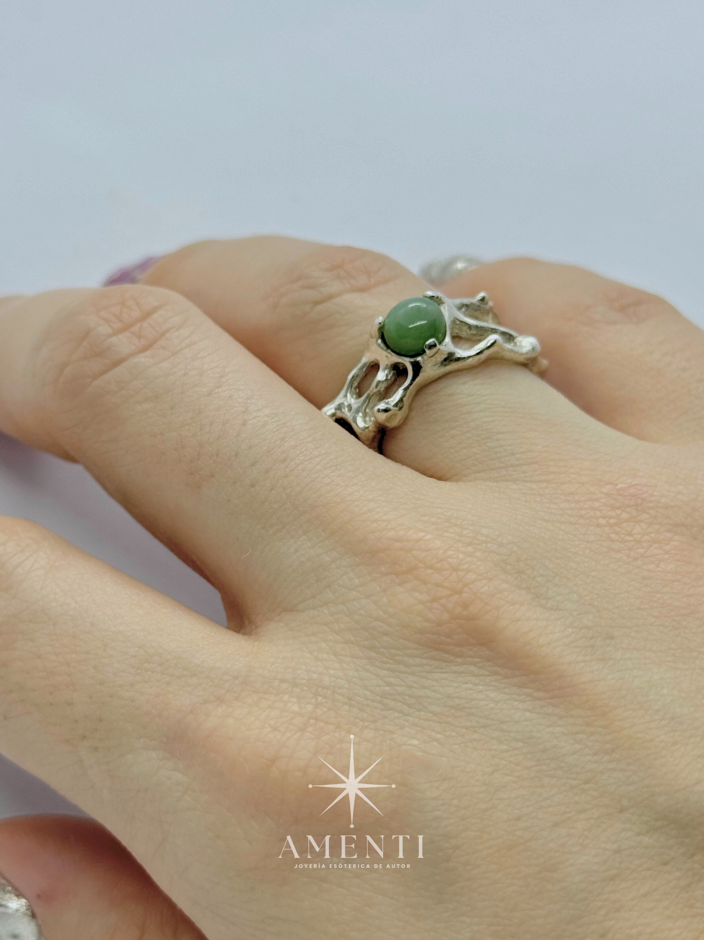 Anillo natal de Virgo- Jade