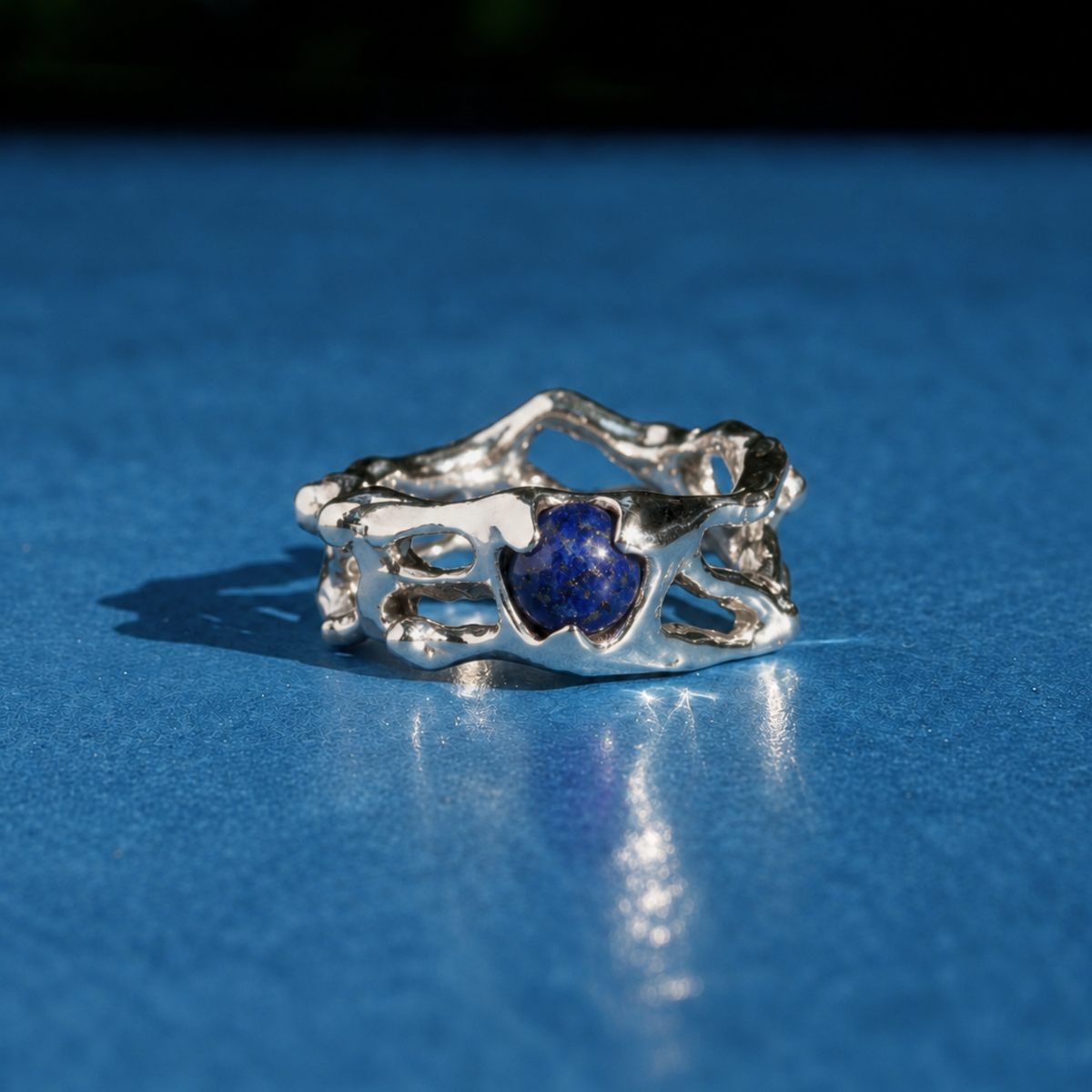 Anillo natal de Sagitario- Lapislázuli
