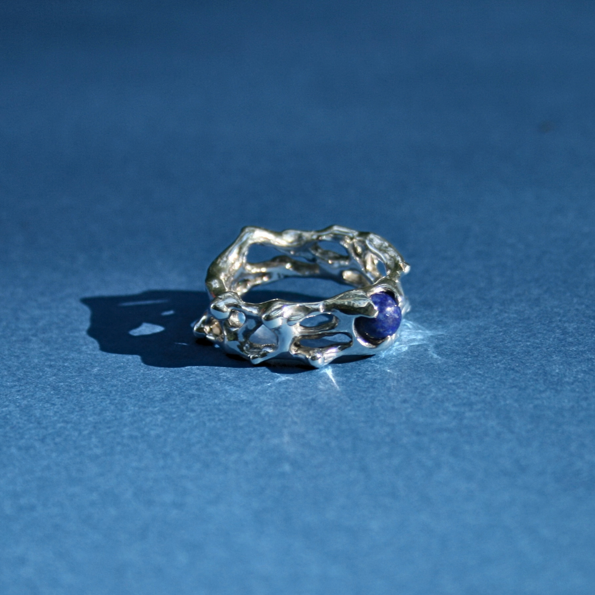 Anillo natal de Sagitario- Lapislázuli