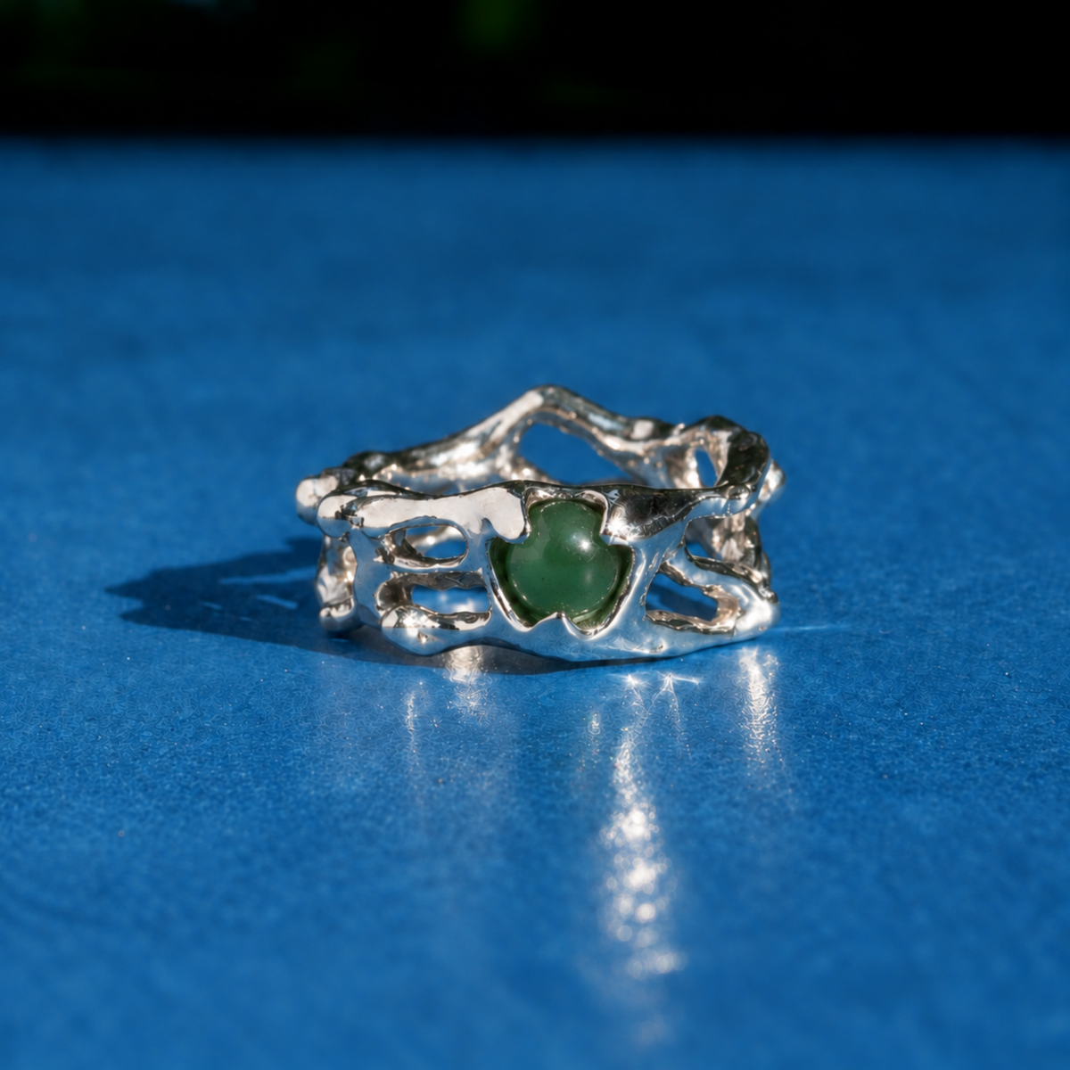 Anillo natal de Virgo- Jade