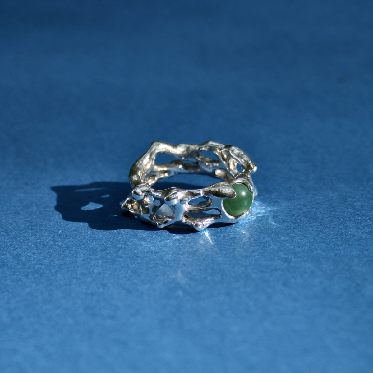 Anillo natal de Virgo- Jade