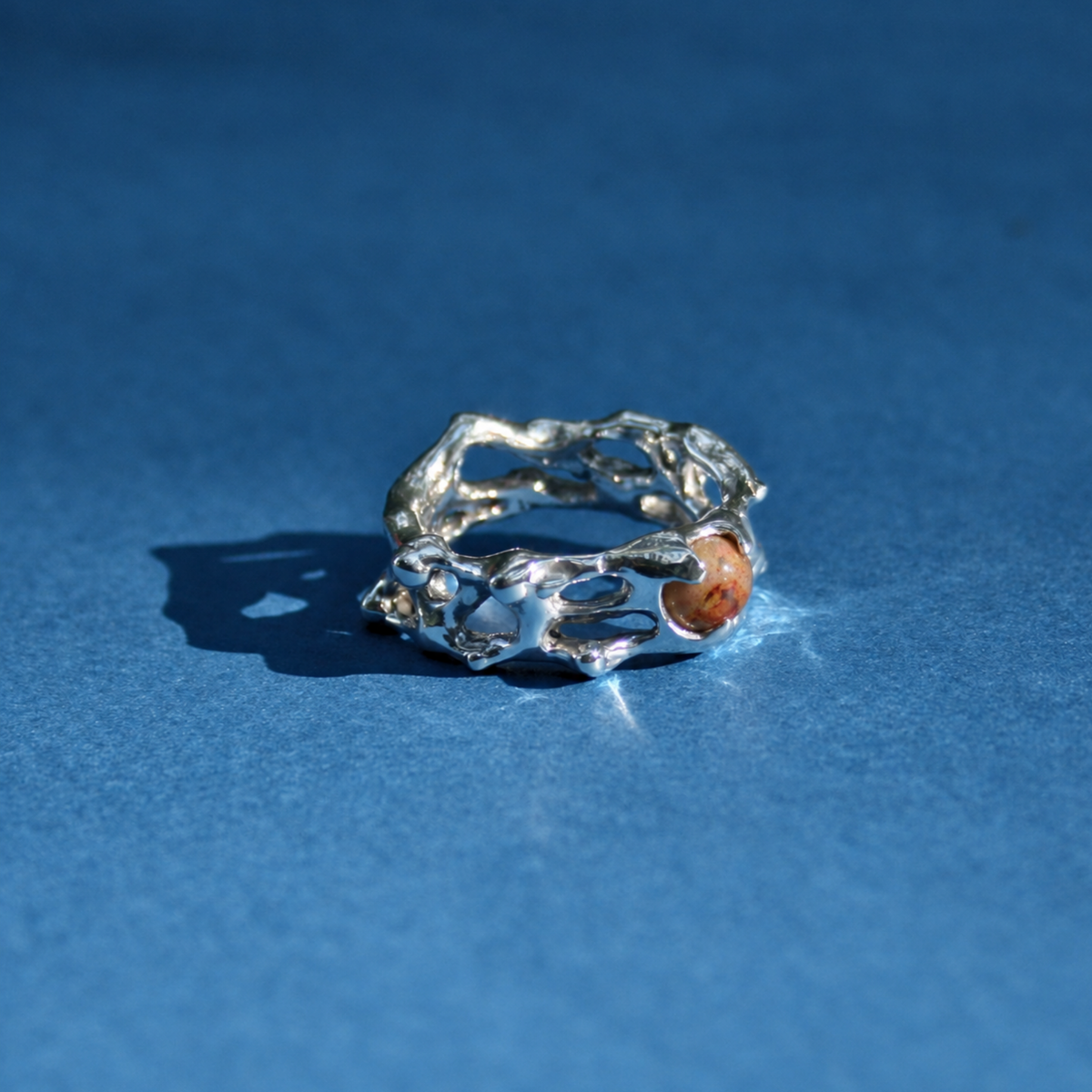 Anillo natal de Libra- Ópalo