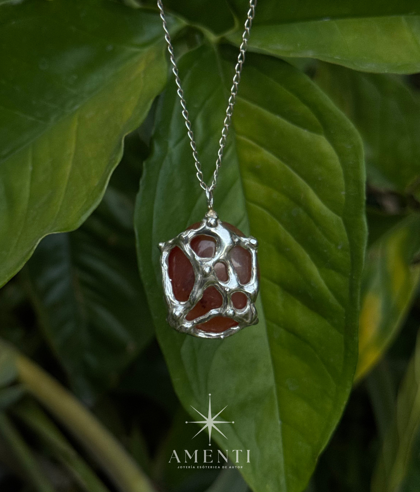 Dije Natal de Aries- Cornalina