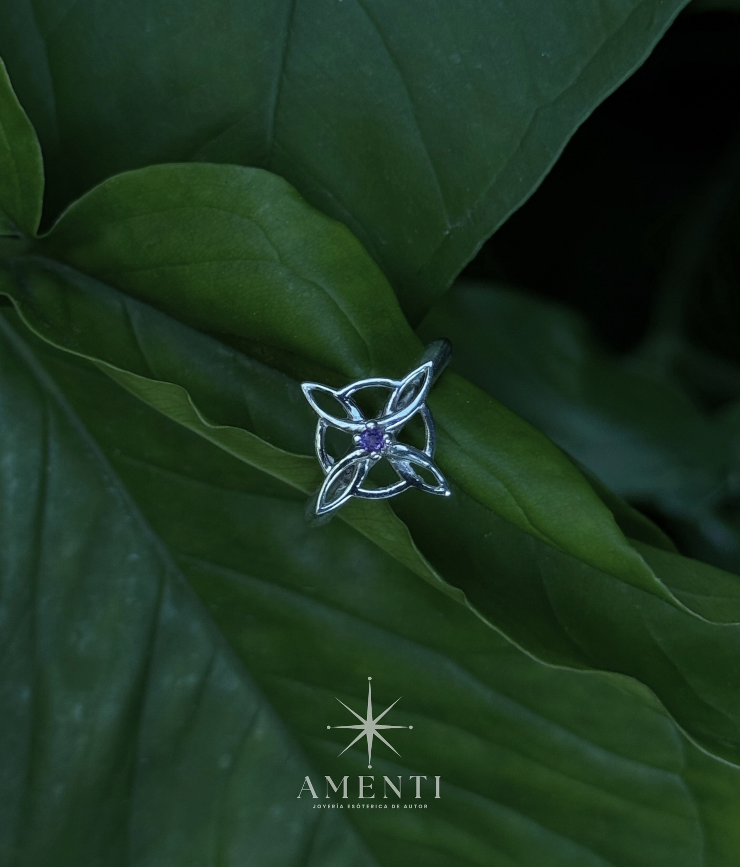 Anillo Nudo de Bruja