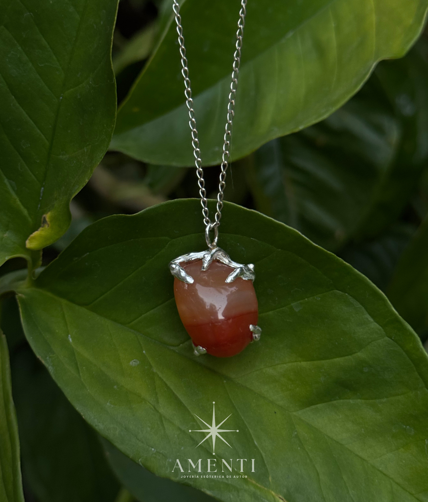 Dije Natal de Aries- Cornalina