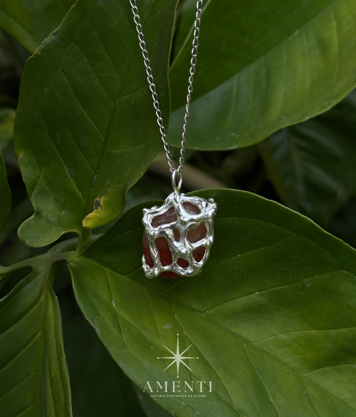 Dije Natal de Aries- Cornalina